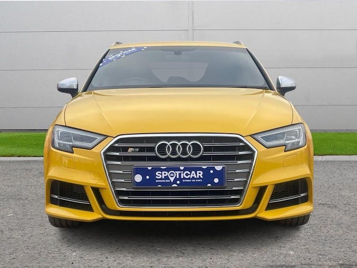 Yellow Audi S3 2.0 TFSI Sportback S Tronic Quattro Euro 6 (s/s) 5dr 2017