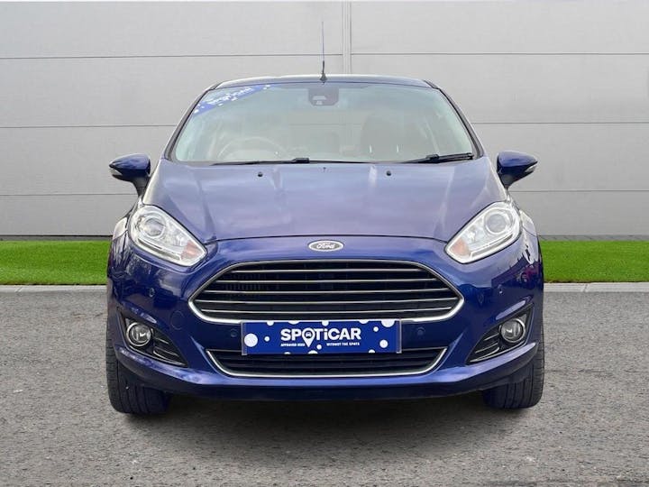 Blue Ford Fiesta 1.6 TdCi Titanium X Euro 5 3dr 2014