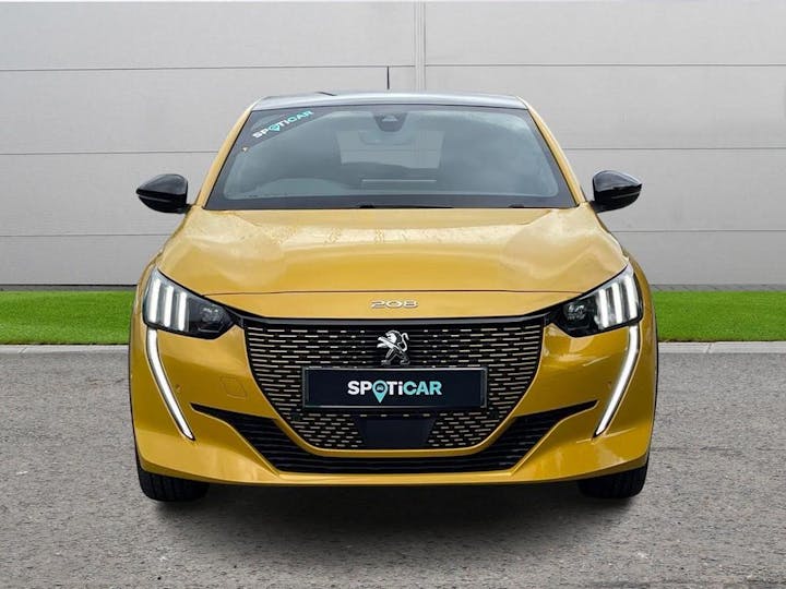 Yellow Peugeot E 208 50kwh GT Premium Auto 5dr 2021