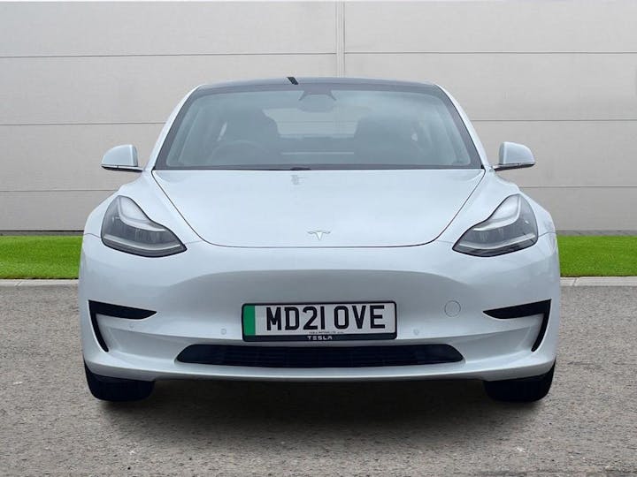 White Tesla Model 3 Standard Range Plus Auto Rwd 4dr 2021