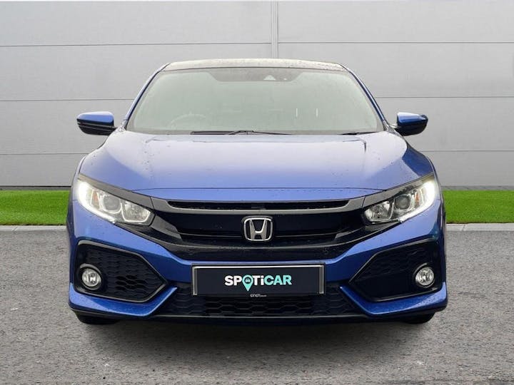 Blue Honda Civic 1.0 Vtec Turbo Ex Euro 6 (s/s) 5dr 2017