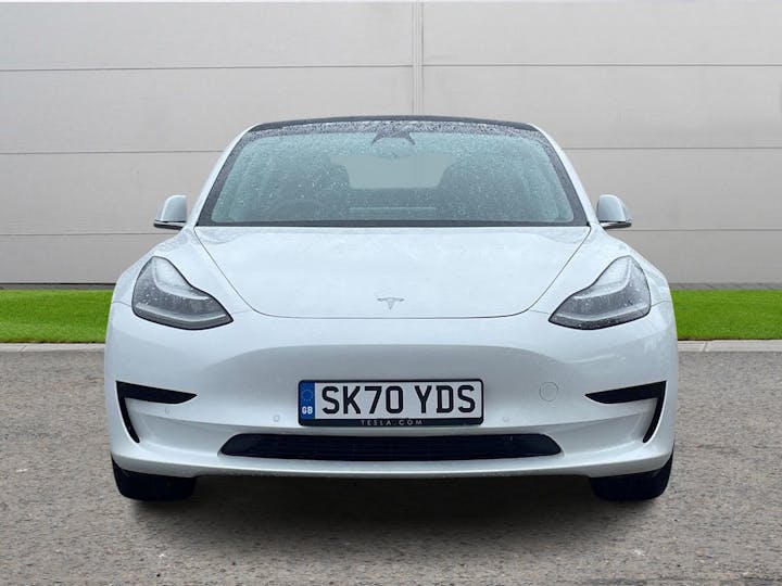 White Tesla Model 3 Standard Range Plus Auto Rwd 4dr 2020