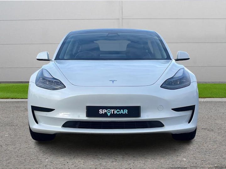 White Tesla Model 3 Standard Range Plus Auto Rwd 4dr 2021