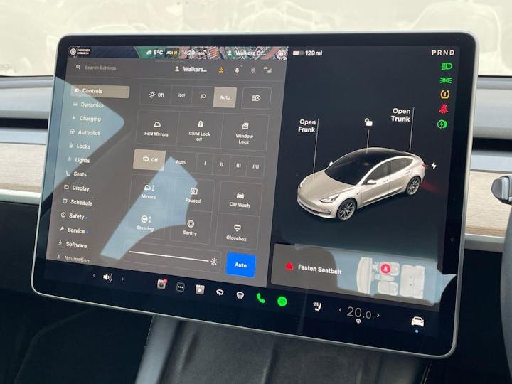 White Tesla Model 3 Standard Range Plus Auto Rwd 4dr 2021