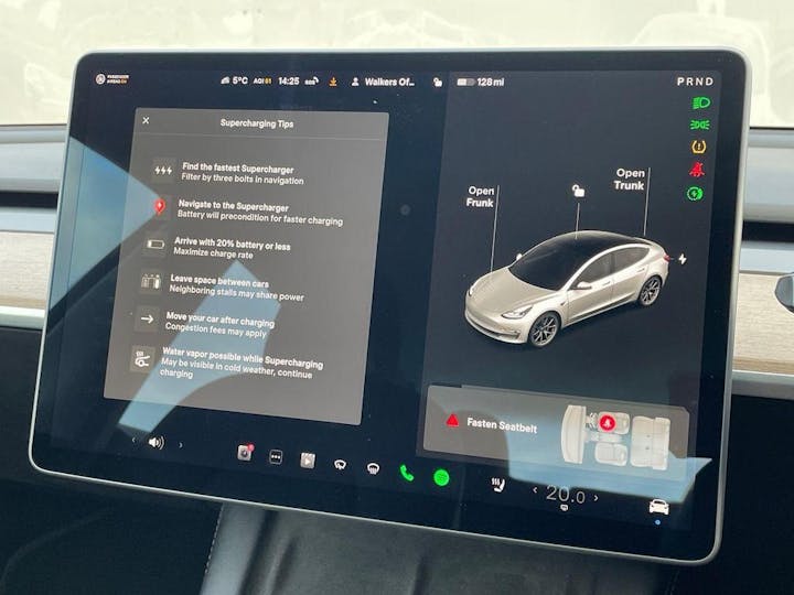 White Tesla Model 3 Standard Range Plus Auto Rwd 4dr 2021