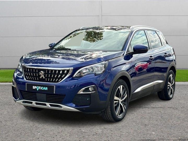 Blue Peugeot 3008 1.2 Puretech Allure Euro 6 (s/s) 5dr 2018