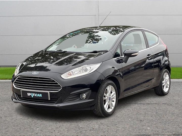 Black Ford Fiesta 1.0t Ecoboost Zetec Euro 6 (s/s) 3dr 2015