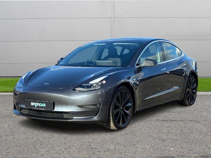 Grey Tesla Model 3 (dual Motor) Performance Auto 4wde 4dr (performance Upgrade) 2020