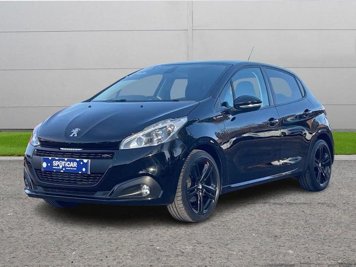 Black Peugeot 208 1.2 Puretech Gpf GT Line Eat Euro 6 (s/s) 5dr 2019