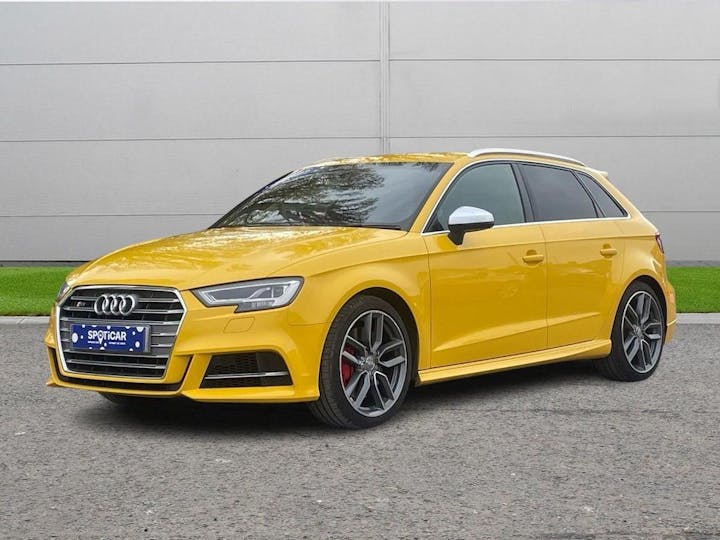 Yellow Audi S3 2.0 TFSI Sportback S Tronic Quattro Euro 6 (s/s) 5dr 2017