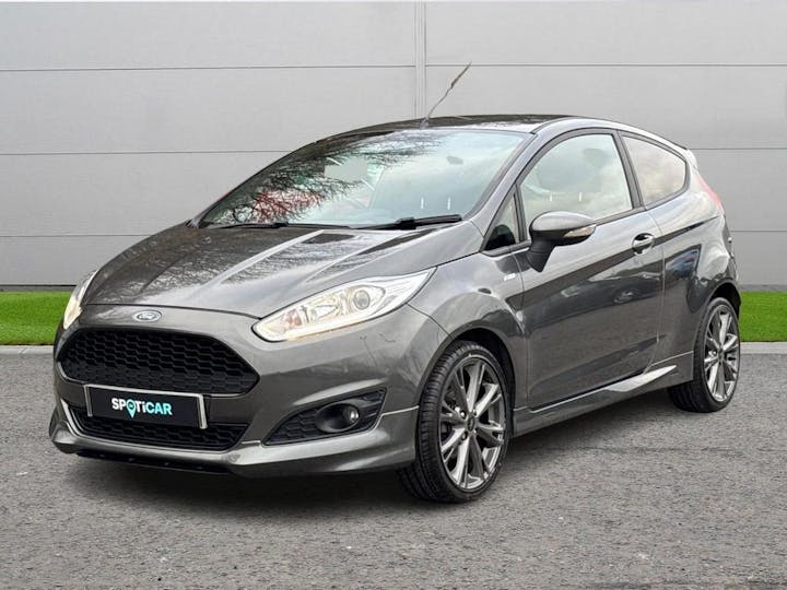 Grey Ford Fiesta 1.0t Ecoboost ST-Line Euro 6 (s/s) 3dr 2016