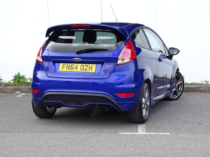 Blue Ford Fiesta 1.6t Ecoboost ST-2 3dr 2014