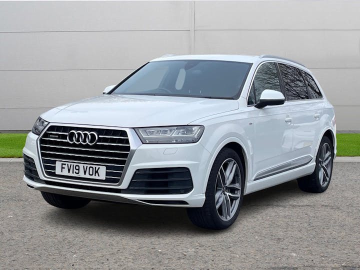 White Audi Q7 3.0 TDI V6 50 S Line Tiptronic Quattro Euro 6 (s/s) 5dr 2019