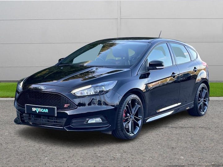 Black Ford Focus 2.0t Ecoboost ST-3 Euro 6 (s/s) 5dr 2016