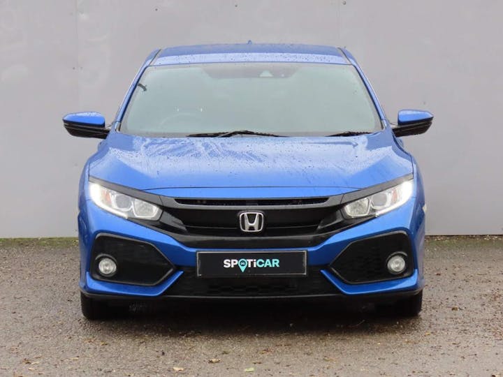 Blue Honda Civic 1.6 I-Dtec SR Euro 6 (s/s) 5dr 2018