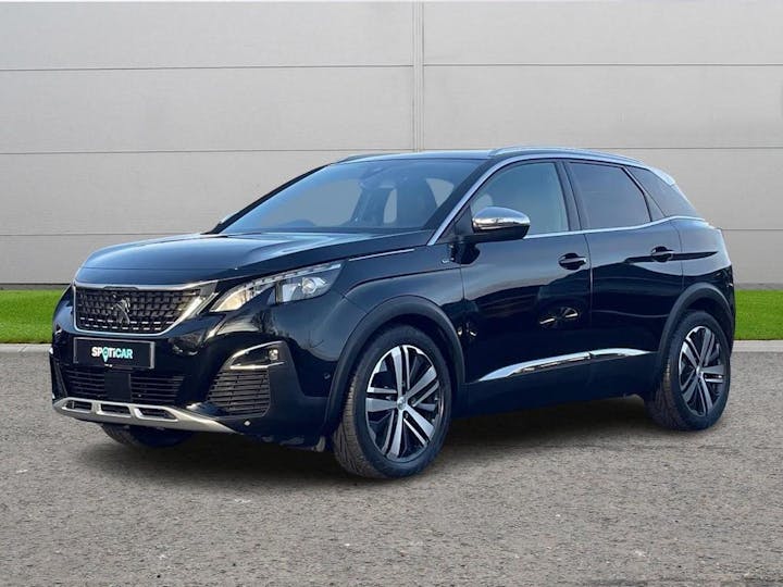 Black Peugeot 3008 2.0 Bluehdi GT Eat Euro 6 (s/s) 5dr 2017