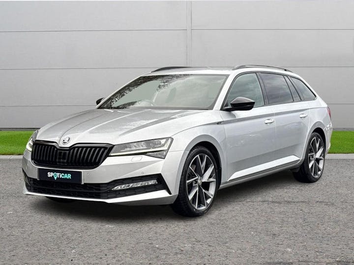 Silver ŠKODA Superb 1.5 TSI Act Sportline Plus DSG Euro 6 (s/s) 5dr 2019