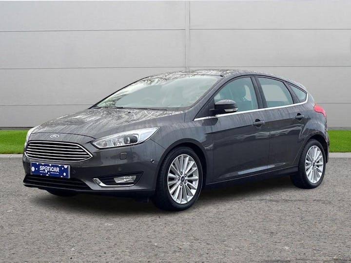 Grey Ford Focus 1.0t Ecoboost Titanium X Euro 6 (s/s) 5dr 2018