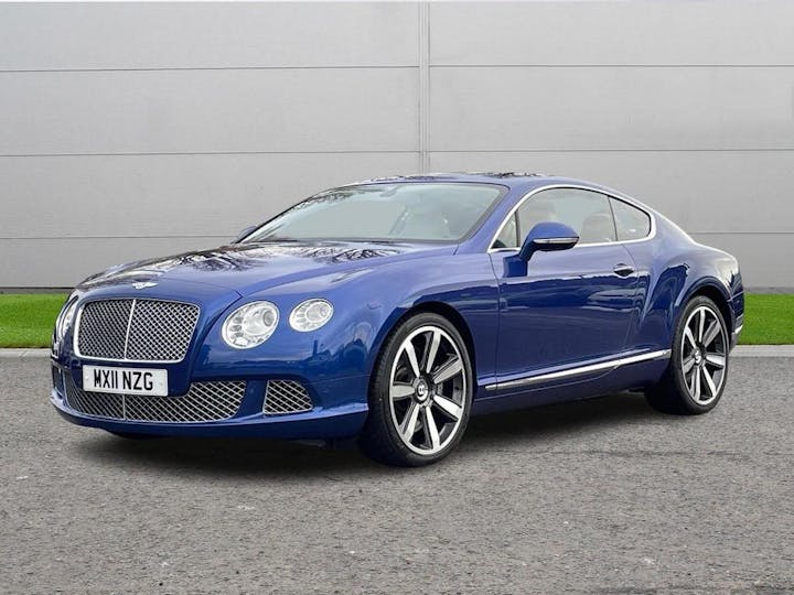 Blue Bentley Continental 6.0 Flexfuel GT Auto 6spd 4wd Euro 5 2dr 2011