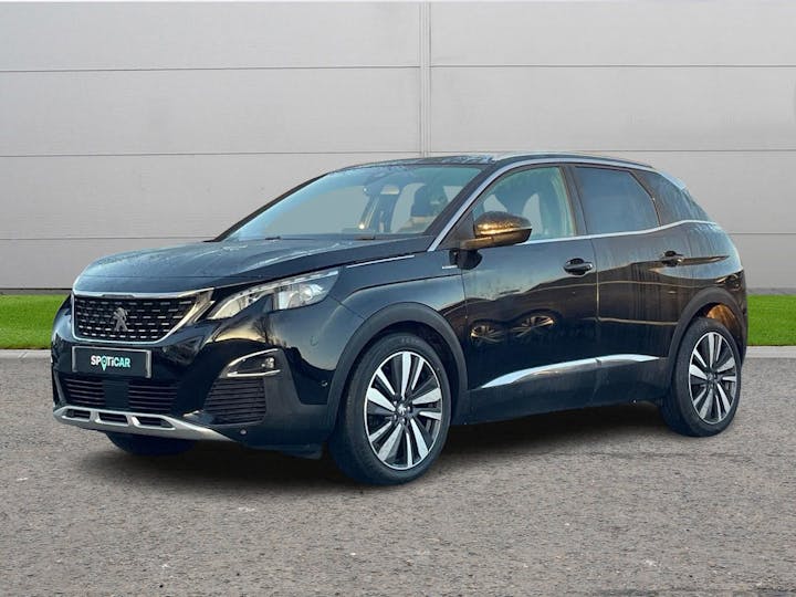 Black Peugeot 3008 1.5 Bluehdi GT Line Premium Euro 6 (s/s) 5dr 2019