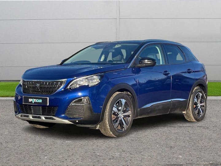 Blue Peugeot 3008 1.2 Puretech Allure Eat Euro 6 (s/s) 5dr 2018