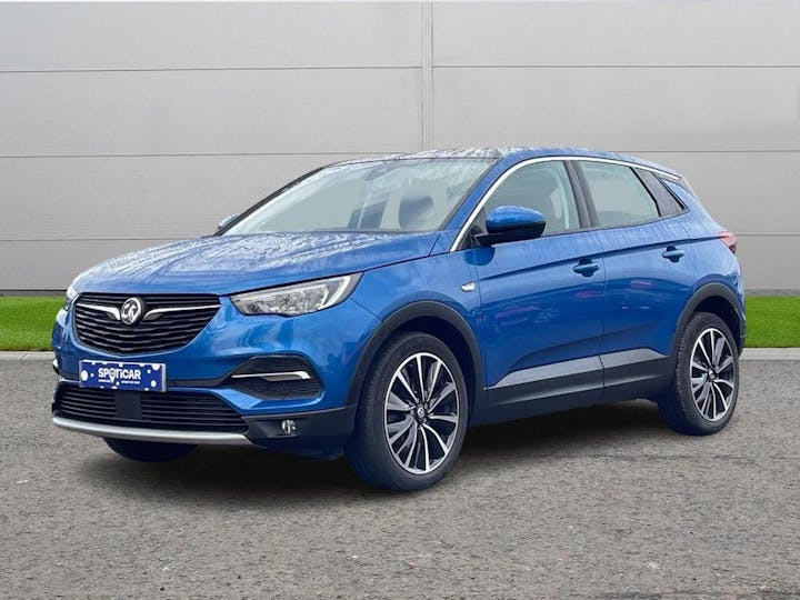 Blue Vauxhall Grandland X 1.2 Turbo Elite Nav Euro 6 (s/s) 5dr 2021