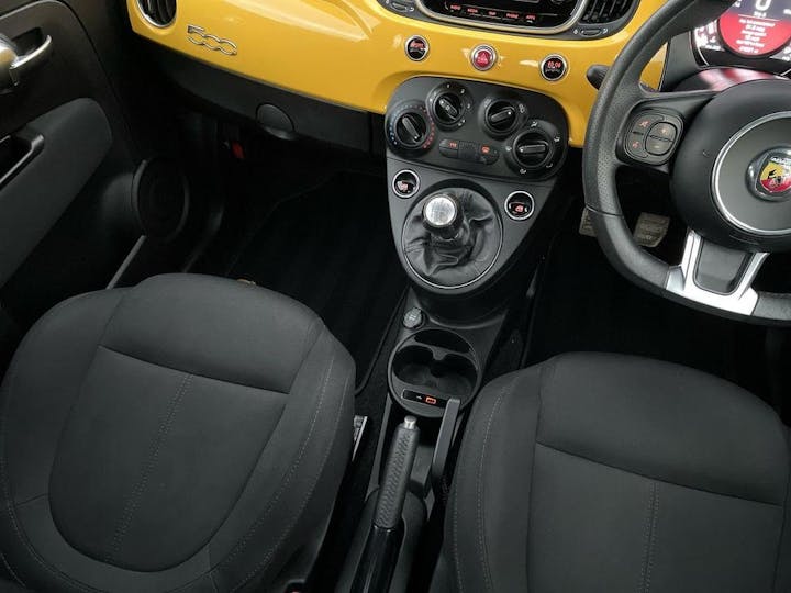 Yellow Abarth 595 1.4 T-jet 70th Euro 6 3dr 2019