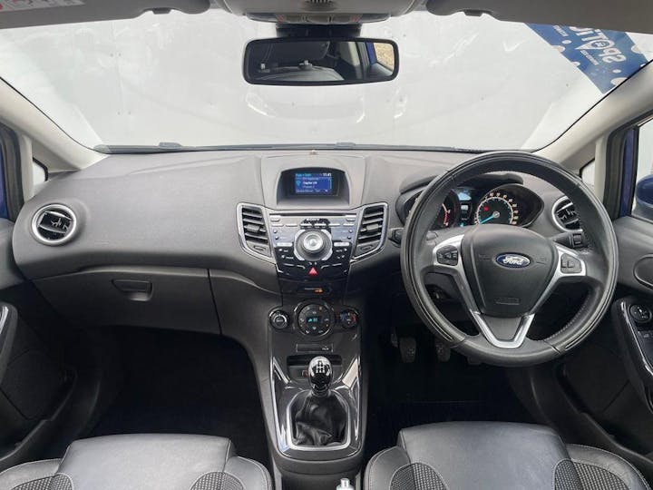 Blue Ford Fiesta 1.6 TdCi Titanium X Euro 5 3dr 2014