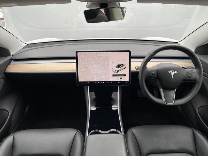 White Tesla Model 3 Standard Range Plus Auto Rwd 4dr 2021