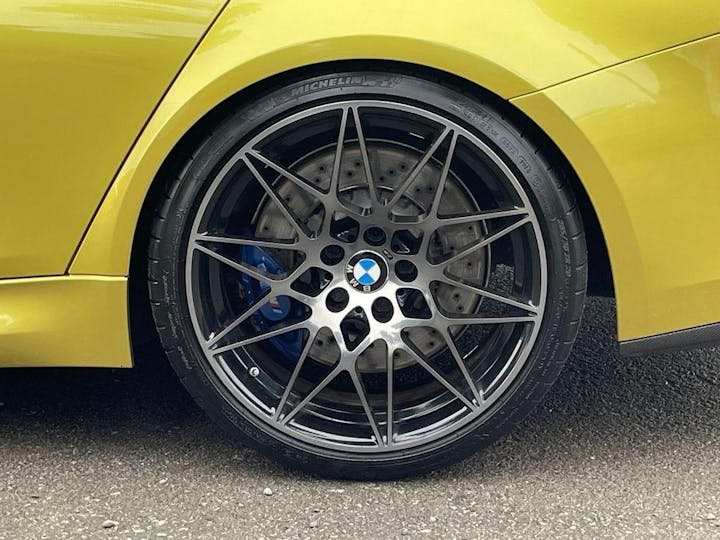 Yellow BMW M3 3.0 Biturbo Competition Dct Euro 6 (s/s) 4dr 2017