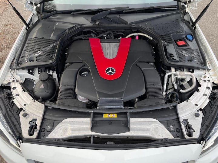 White Mercedes-Benz C Class 3.0 C43 V6 AMG (premium Plus) G-tronic+ 4matic Euro 6 (s/s) 2dr 2016