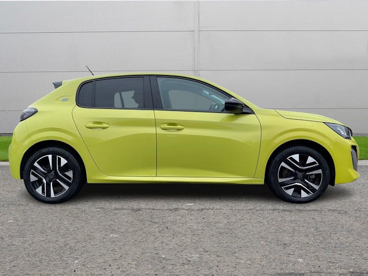 Yellow Peugeot E 208 50kwh E-style Auto 5dr (7.4kw Charger) 2023