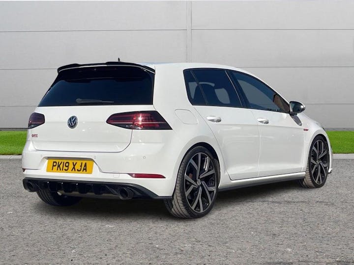 White Volkswagen Golf 2.0 TSI GTi Performance DSG Euro 6 (s/s) 5dr 2019