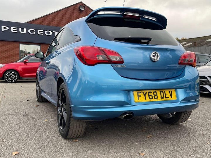 Blue Vauxhall Corsa 1.4i Ecotec SRi Vx Line Nav Black Euro 6 3dr 2018