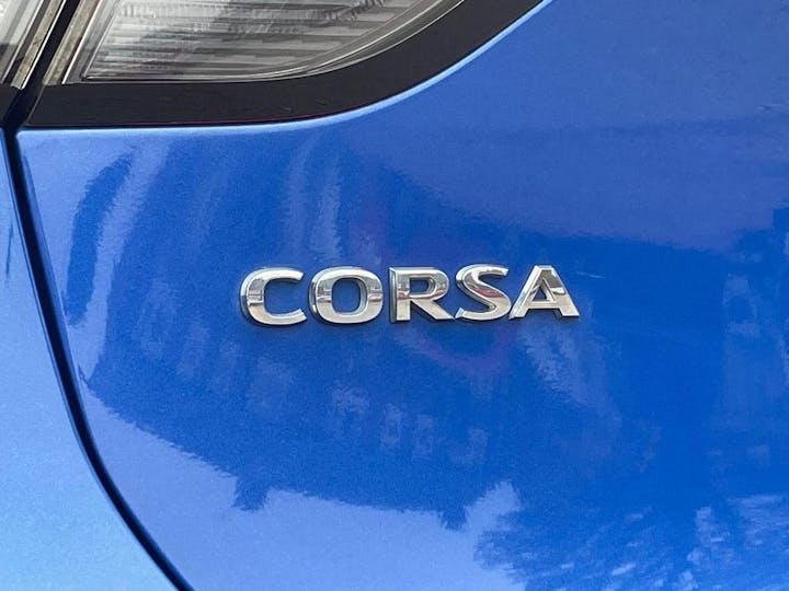 Blue Vauxhall Corsa 1.2 Turbo Elite Nav Premium Euro 6 (s/s) 5dr 2020