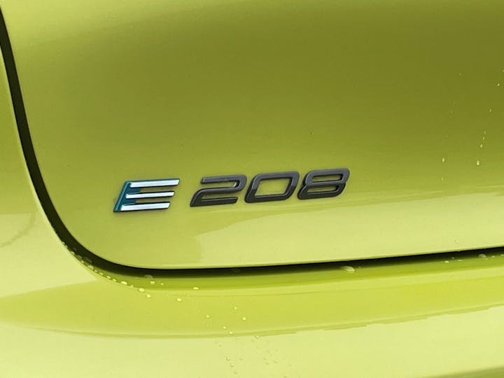 Yellow Peugeot E 208 50kwh E-style Auto 5dr (7.4kw Charger) 2023