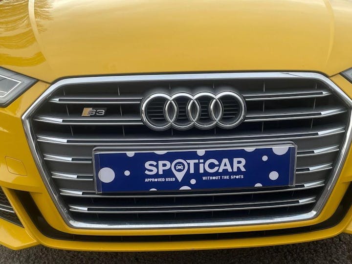 Yellow Audi S3 2.0 TFSI Sportback S Tronic Quattro Euro 6 (s/s) 5dr 2017