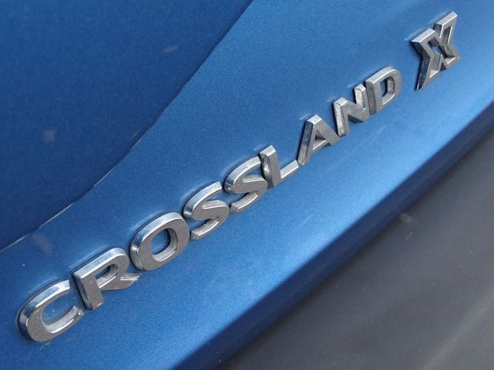 Blue Vauxhall Crossland X 1.2 Turbo Elite Auto Euro 6 (s/s) 5dr 2018