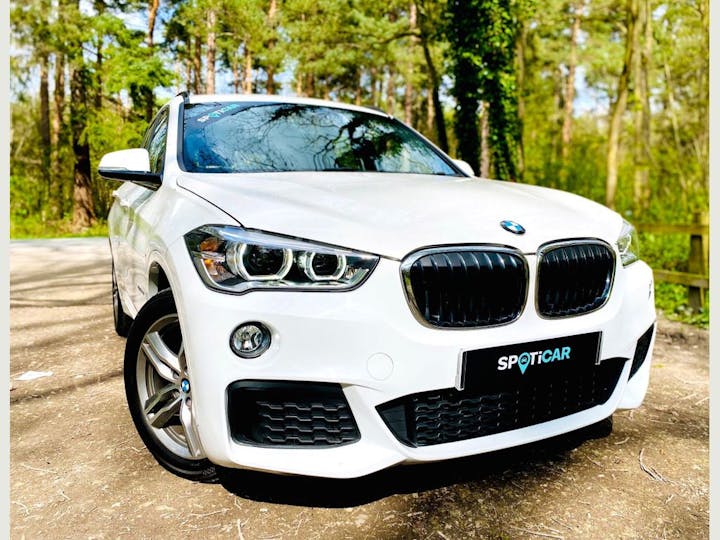 White BMW X1 Xdrive20d M Sport 2016