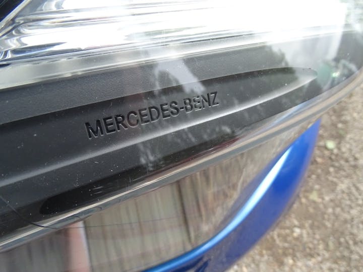 Blue Mercedes-Benz A-class A 180 D AMG Line 2016
