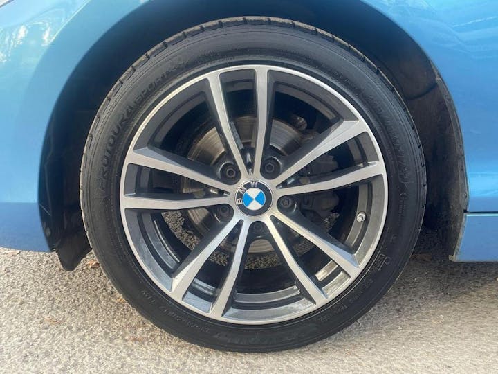 Blue BMW 2 Series 1.5 218i Sport Euro 6 (s/s) 2dr 2017