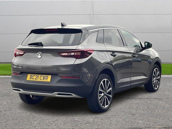 Grey Vauxhall Grandland X 1.2 Turbo Ultimate Euro 6 (s/s) 5dr 2021