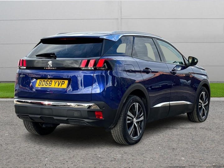 Blue Peugeot 3008 1.2 Puretech Allure Euro 6 (s/s) 5dr 2018