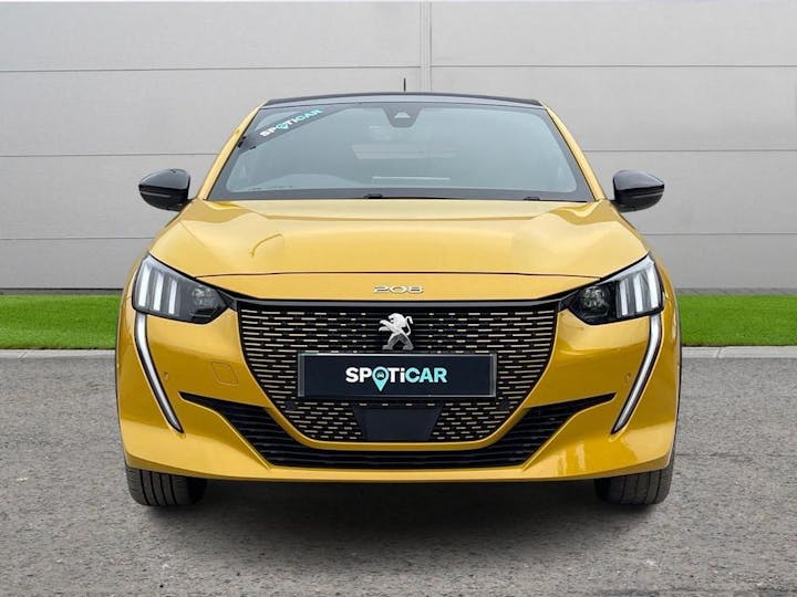 Yellow Peugeot E 208 50kwh GT Auto 5dr 2021