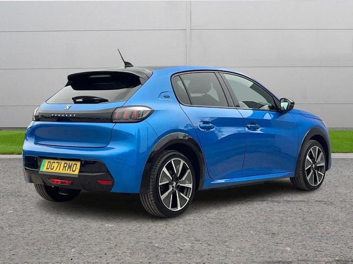 Blue Peugeot E 208 50kwh GT Premium Auto 5dr 2021