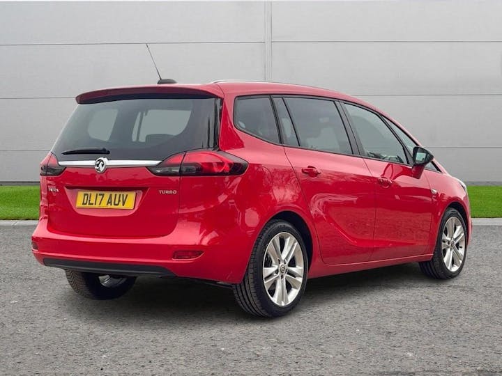 Red Vauxhall Zafira Tourer 1.4i Turbo SRi Euro 6 5dr 2017