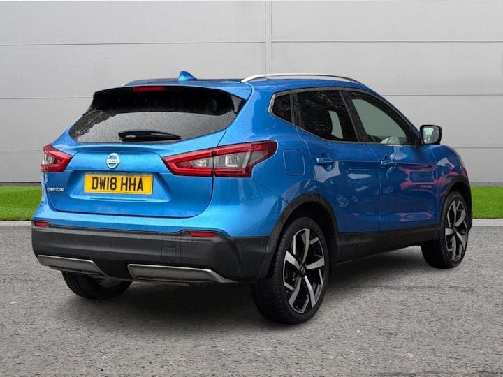 Blue Nissan Qashqai 1.2 Dig-t Tekna Euro 6 (s/s) 5dr 2018