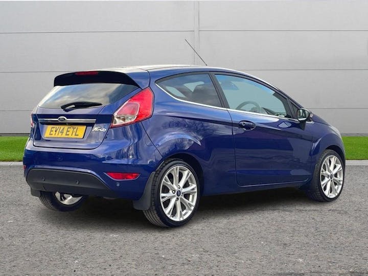 Blue Ford Fiesta 1.6 TdCi Titanium X Euro 5 3dr 2014