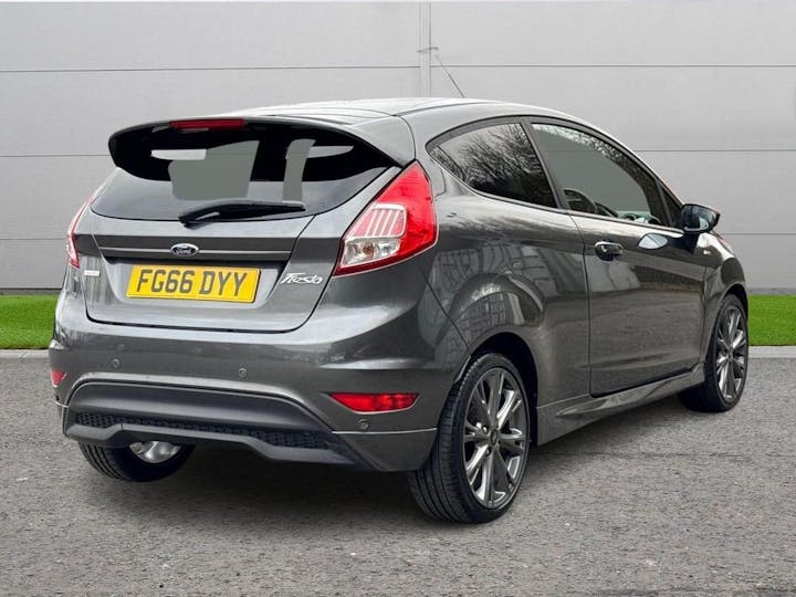 Grey Ford Fiesta 1.0t Ecoboost ST-Line Euro 6 (s/s) 3dr 2016