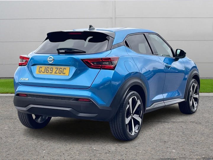 Blue Nissan Juke 1.0 Dig-t Tekna Dct Auto Euro 6 (s/s) 5dr 2019